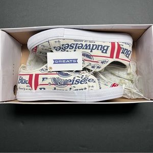 NIB Greats, The Wilson x Alife Limited Edition Budweiser Sneakers Size: 7